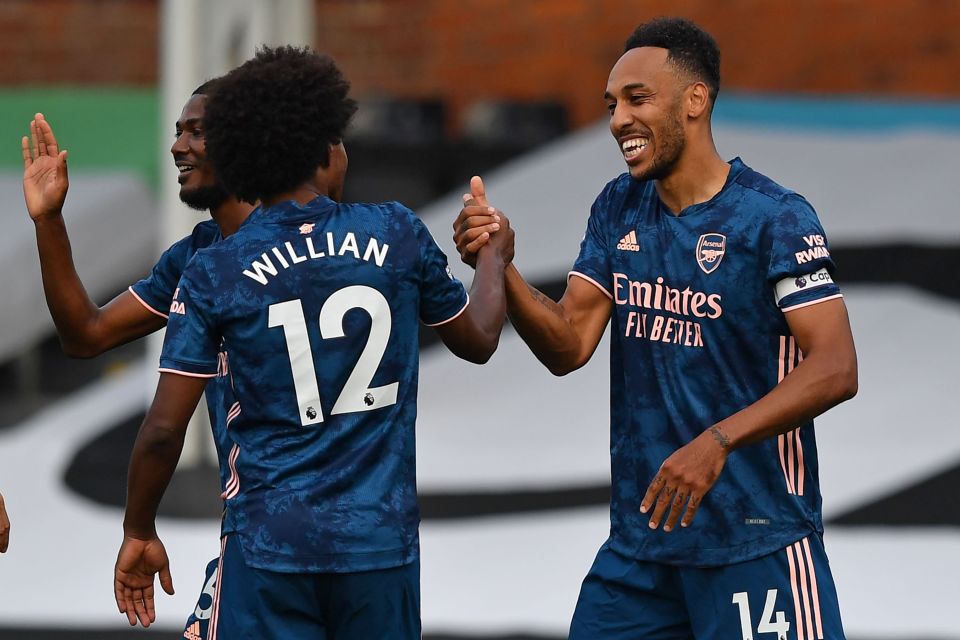  Aubameyang rounded off the win a beautiful goal