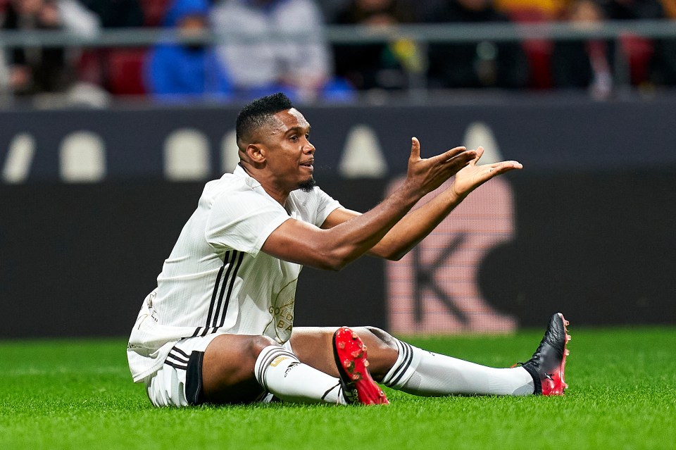  Eto'o was not a happy man after the shortlist was unveiled