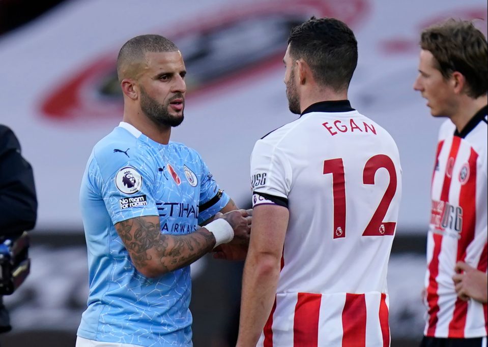  Kyle Walker has still got a lot of love for boyhood club Sheffield United