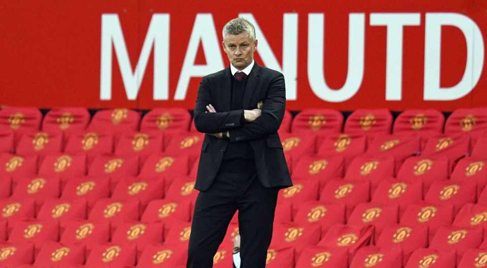  Solskjaer is under serious pressure at Old Trafford
