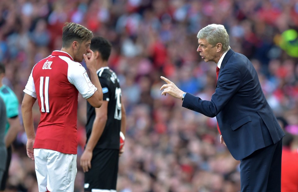  Wenger signed Ozil for a then club record £42.5m fee from Real Madrid in 2013