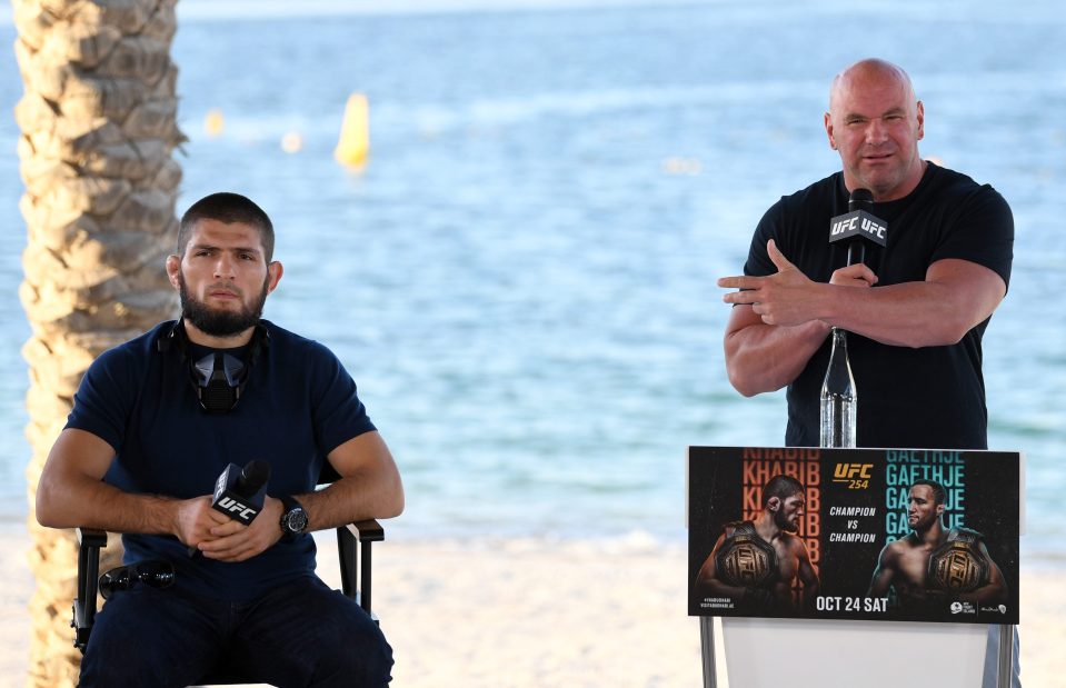  White has been in talks with Khabib and the pair will now meet in person