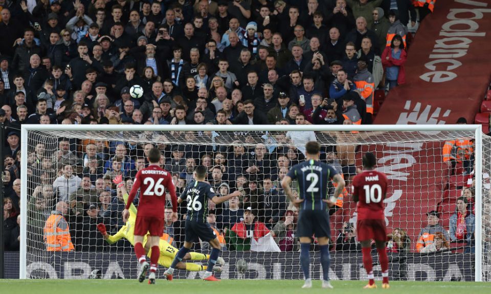  Mahrez has also fluffed his line when taking a penalty against Liverpool