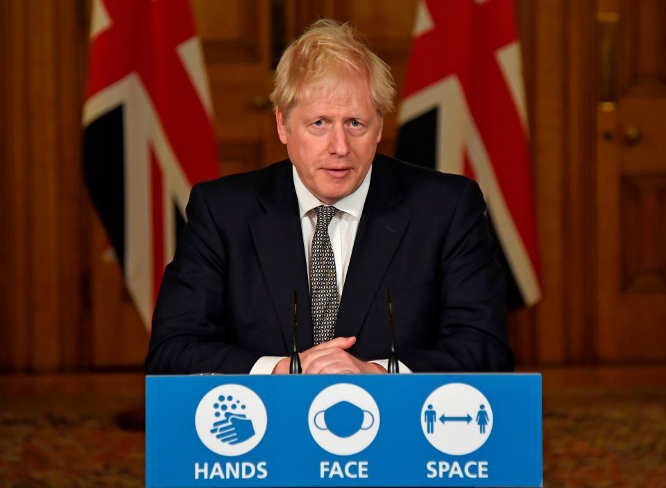  Prime Minister Boris Johnson announced the new lockdown on Saturday evening