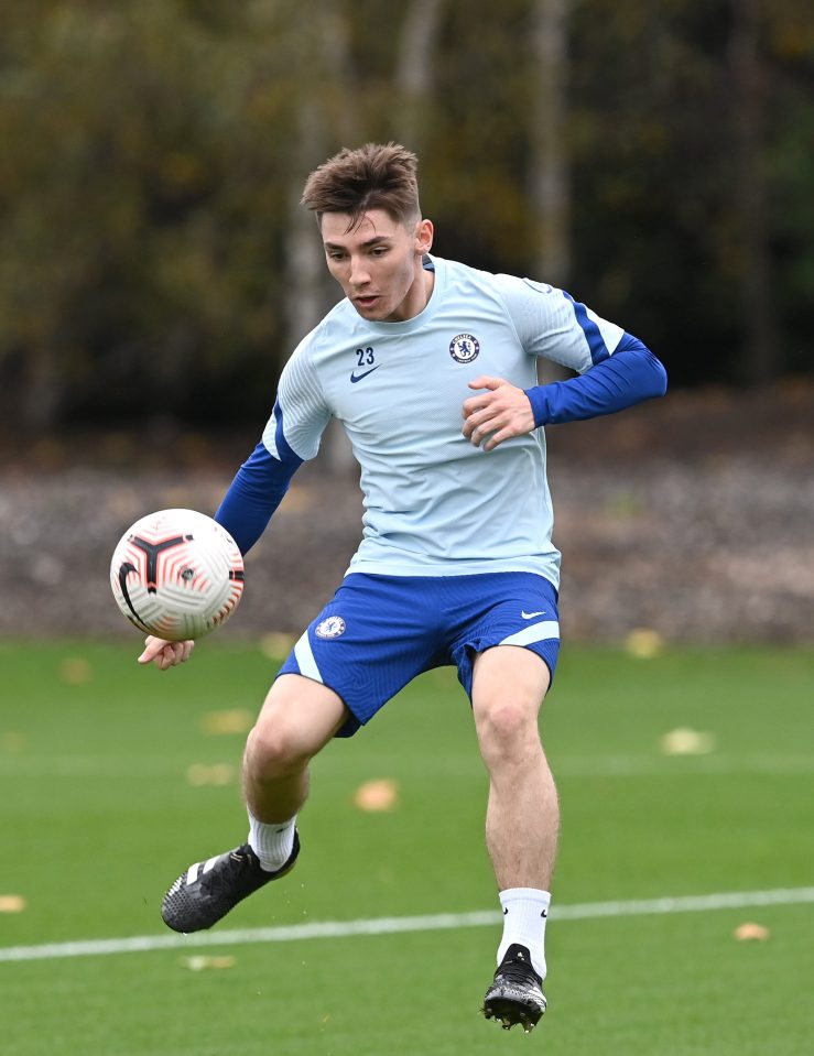  Gilmour has been fit enough to train with his Chelsea teammates in recent weeks