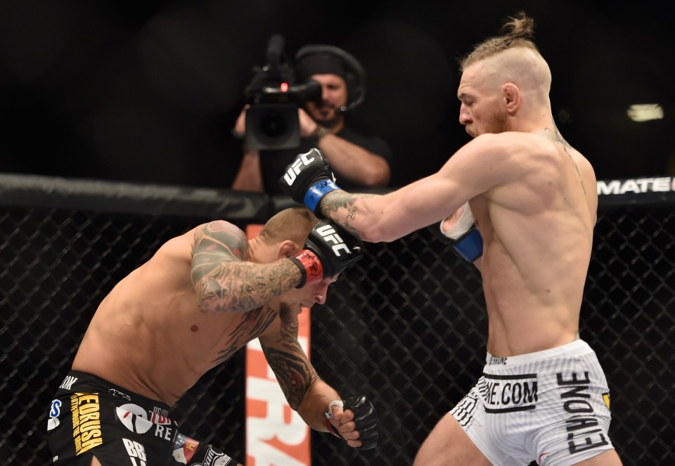 McGregor made his UFC debut in 2013 and quickly earned a reputation for quick KOs and shot into title contention with this win over Poirier a year later