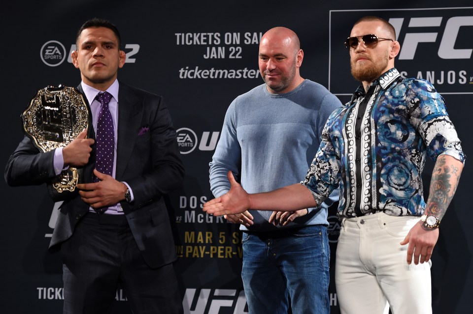 Rafael dos Anjos was scheduled to fight Conor McGregor