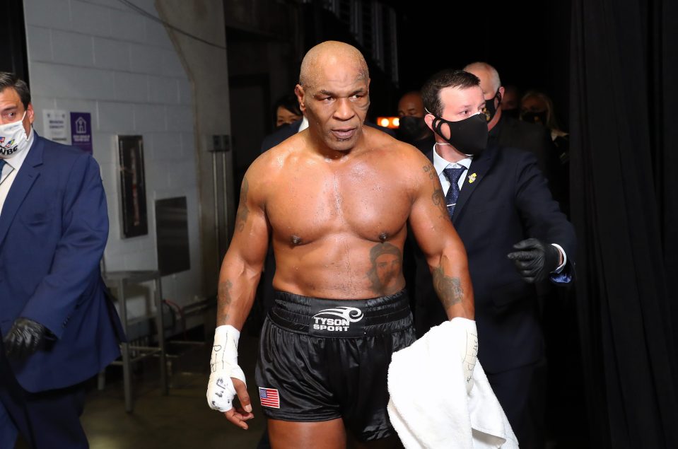  Tyson made a return to the ring against Roy Jones Jr last year