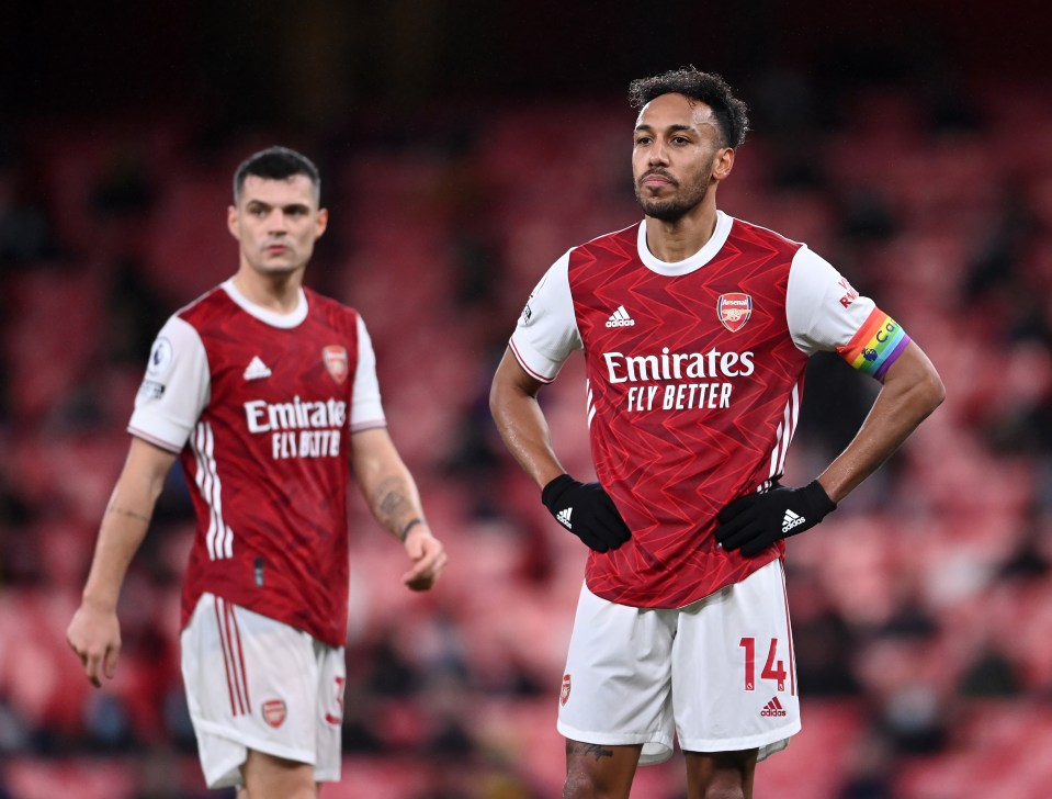  Pierre-Emerick Aubameyang hasn't looked the same player since signing his new big-money contract at Arsenal