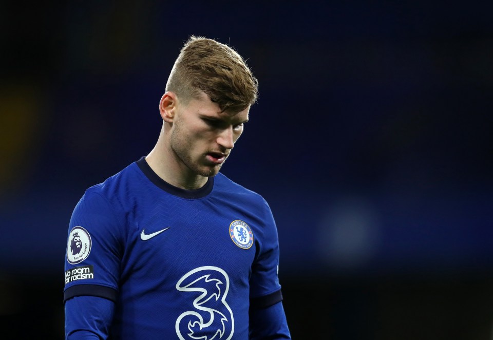  Werner has not yet lived up to expectations at Chelsea, but he has the backing of manager Frank Lampard