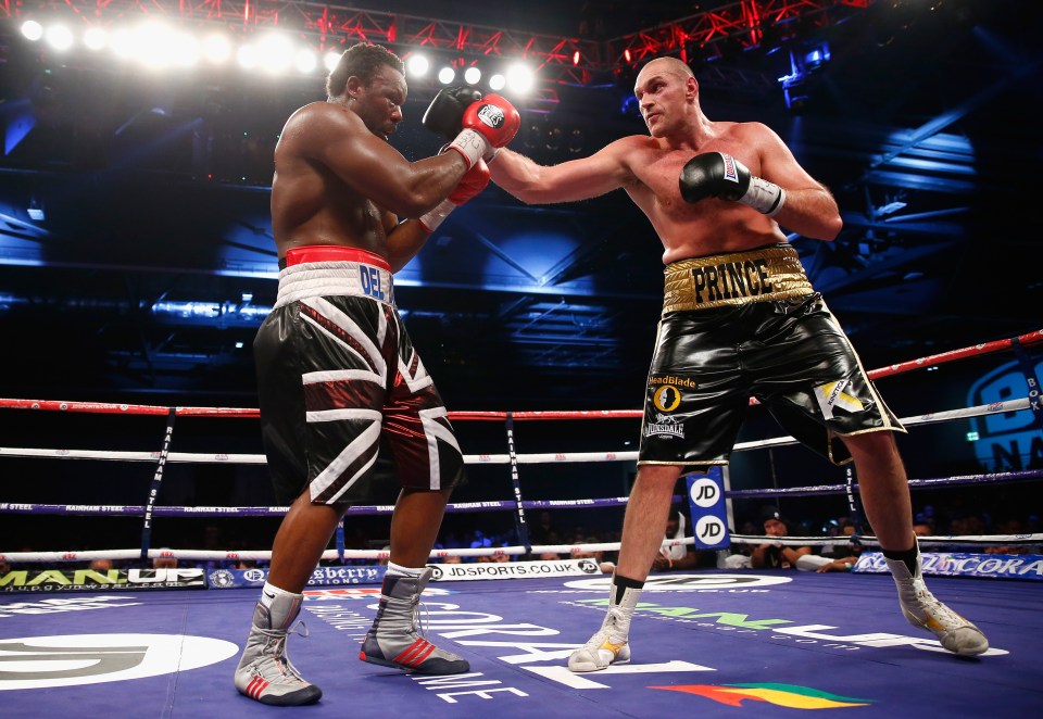  'The Gyspy King' fought Dereck Chisora as a southpaw in their rematch