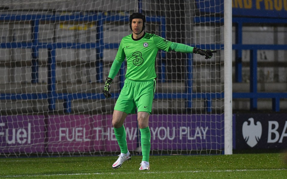  Cech was back in between the sticks for Chelsea on Monday night