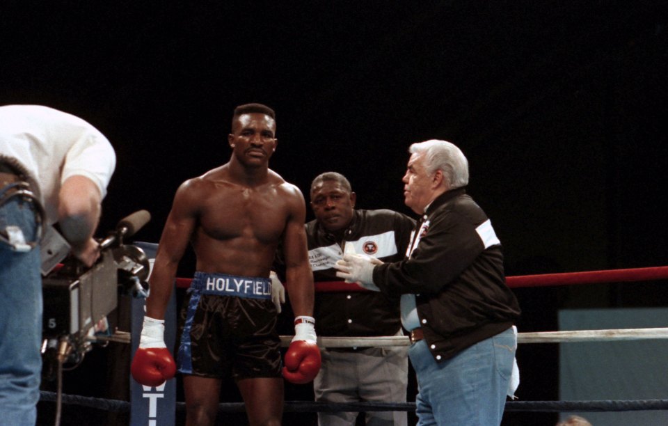  Holyfield would not be bullied by Tyson and went on to beat him twice in the pro ranks in the 1990s