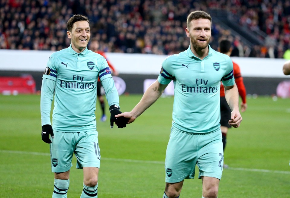  Ozil and Mustafi won the World Cup together with Germany in 2014