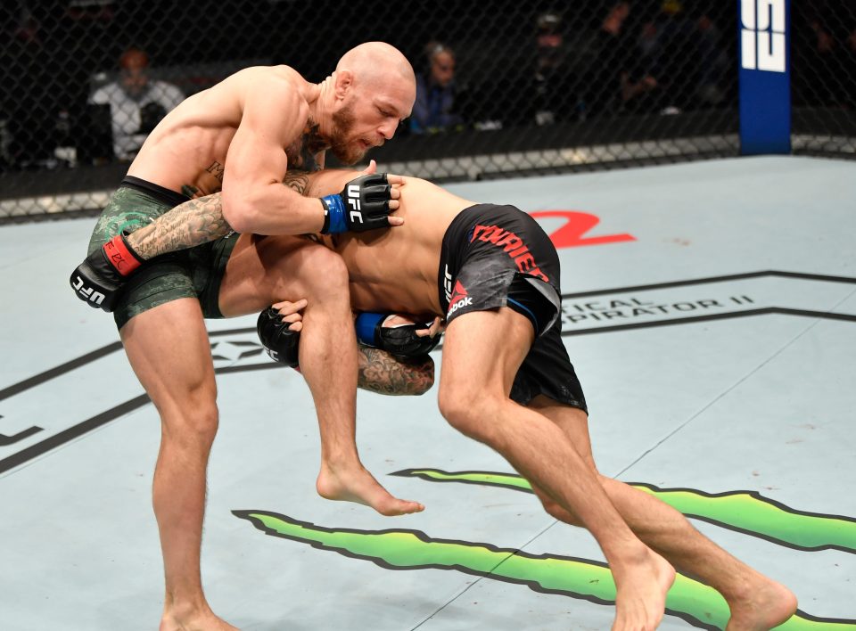  The Diamond secured a takedown inside the first minute
