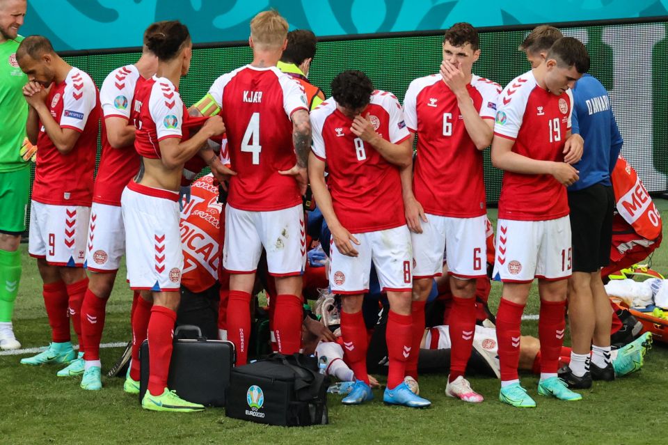 Eriksen's collapse sparked huge fears