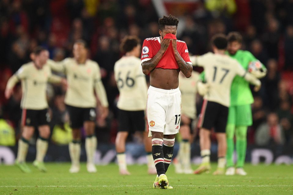 It was a day to forget for everyone at Man United