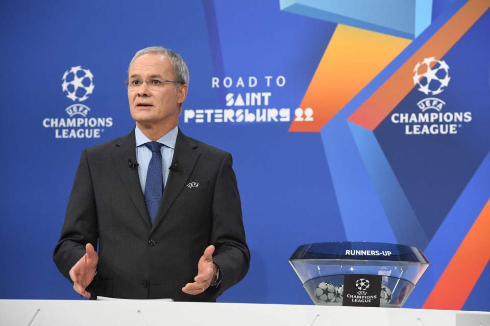 The second draw started with an apology by UEFA, who blamed an external service provider