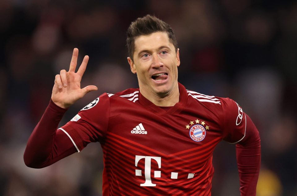Lewandowski broke Gerd Muller's record for goals in a single Bundesliga season last term