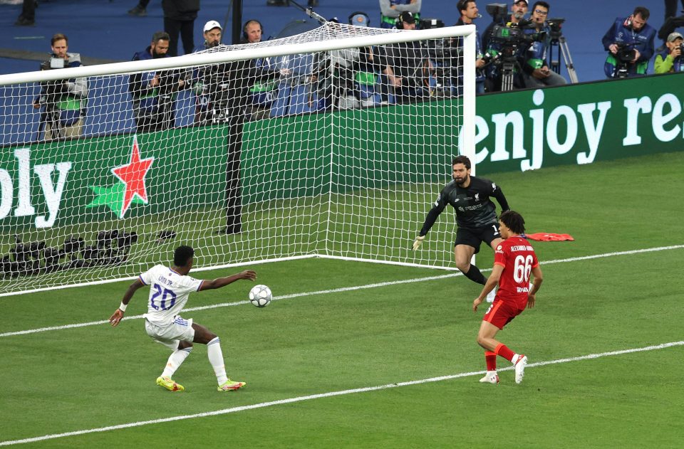 Vinicius Junior scored the winner in the 2022 final