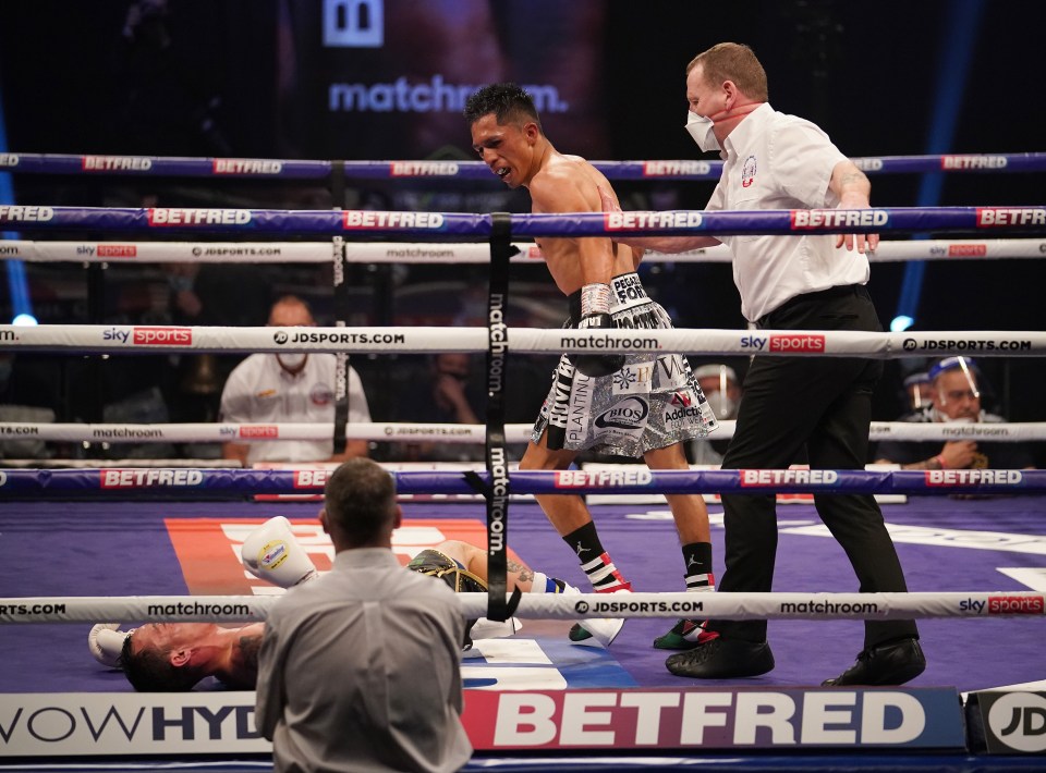  Warrington was stunned by Lara at Wembley Arena