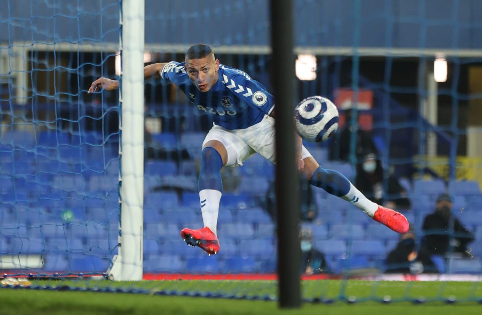 Richarlisons fired Everton to a 1-0 win over Southampton at Goodison Park last season