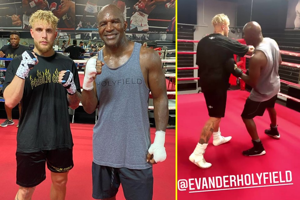 The pair have already trained with each other ahead of Jake Paul's fight with Tyron Woodley last week.
