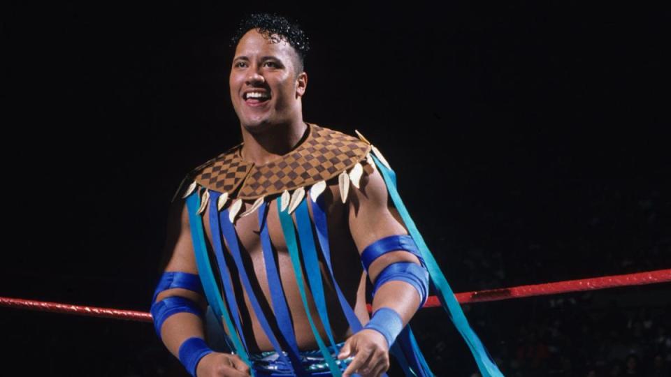 The Rock wasn't too ripped when he debuted in WWE
