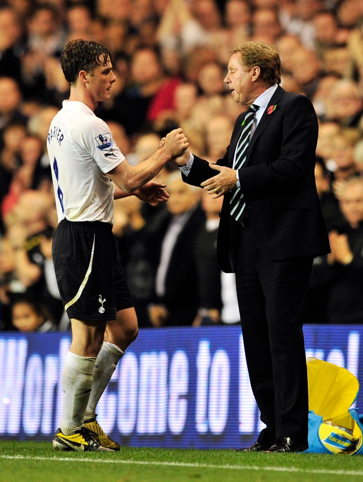  Parker played under some of the most experienced managers in the game, including Redknapp at Tottenham