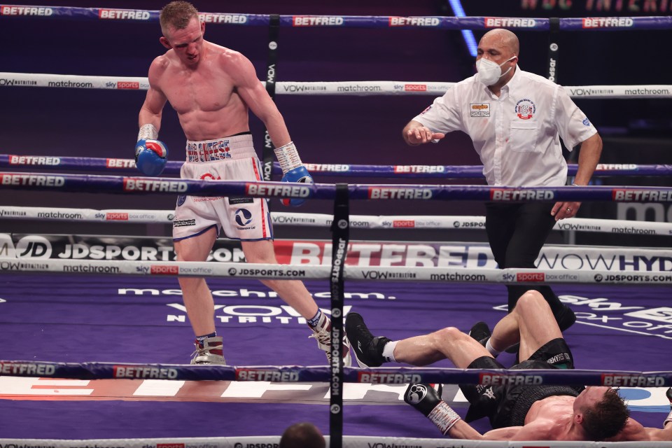 Cheeseman found the knockout punch
