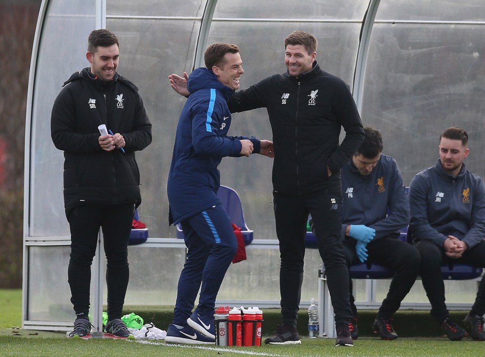  Parker coached Tottenham’s Under-18s, and came up against Gerrard at Liverpool