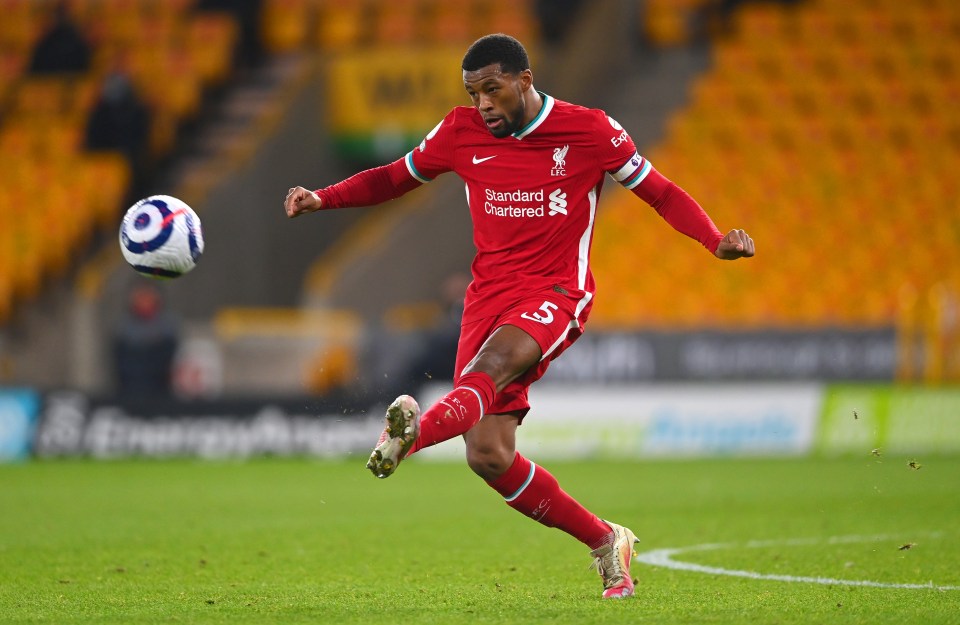  Wijnaldum has been with Liverpool since 2016