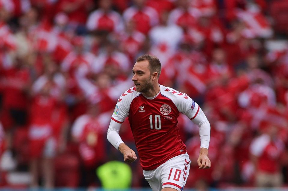 Belgium paid tribute to no.10 Eriksen in their Group B match with Denmark today