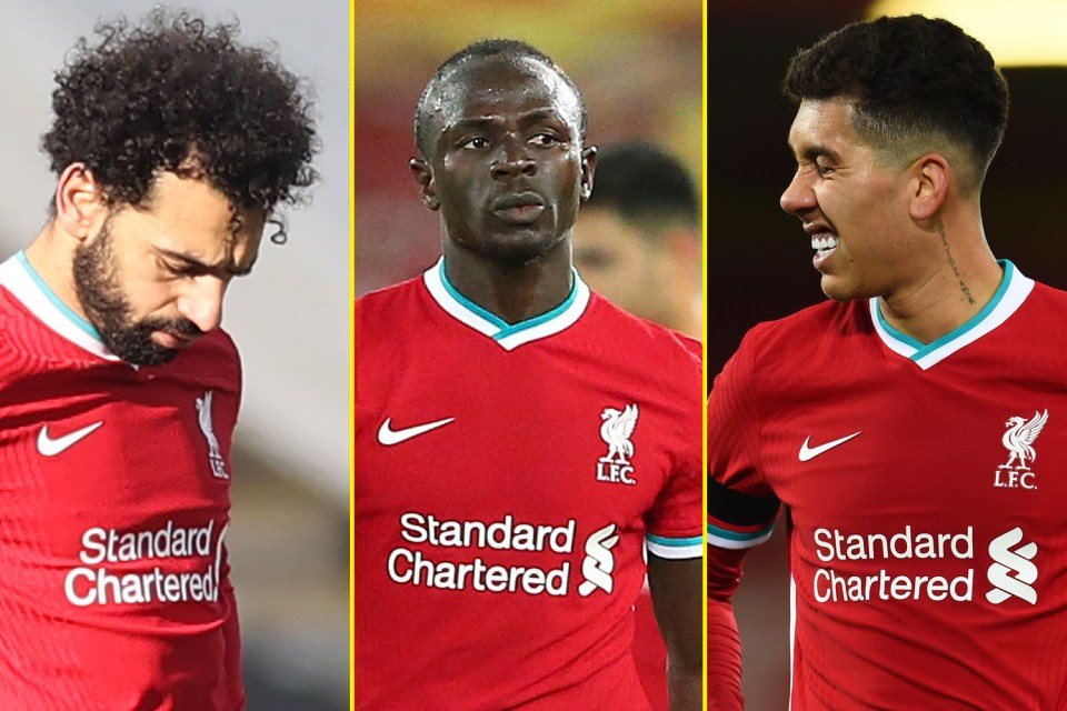Liverpool's famous front three had their worst season together in 2019/20