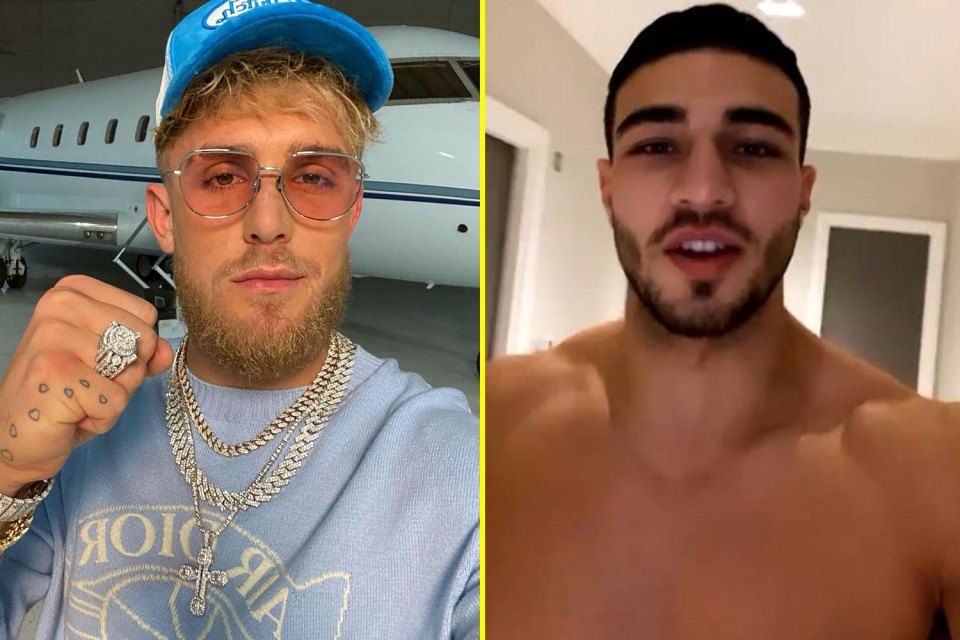 Tommy (right) has made no secret of his desire to fight Paul