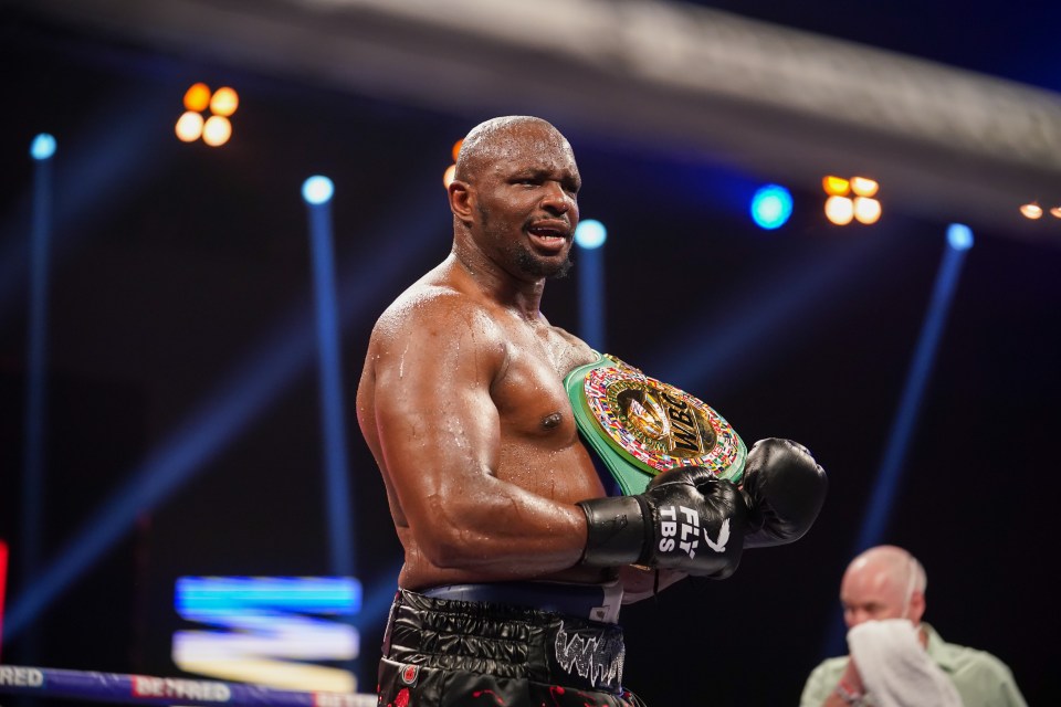 Whyte has the WBC 'interim' belt, while Fury is the WBC heavyweight world champion