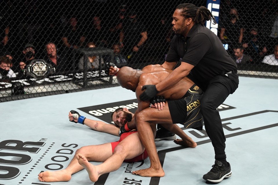 Kamaru Usman slept Jorge Masvidal