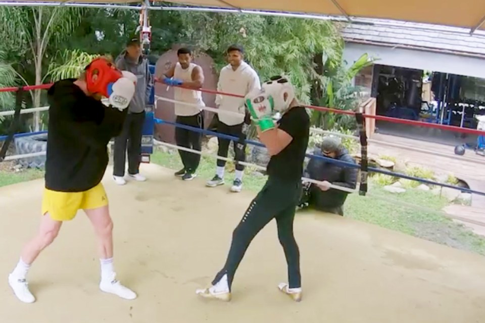 Garcia and Paul did some sparring together