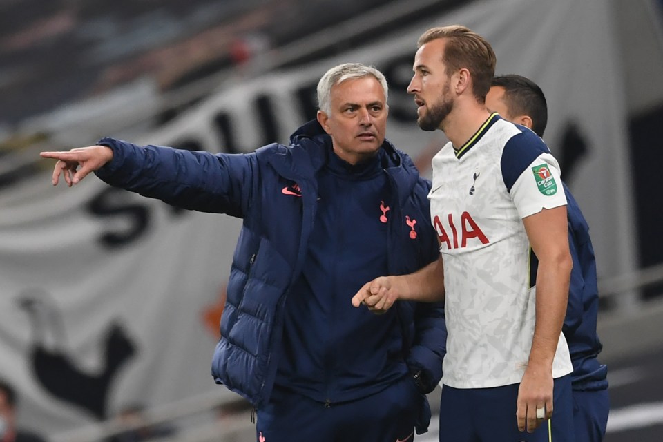 Kane paid tribute to Mourinho on social media