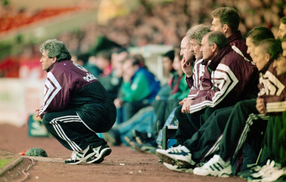 Keegan was a very animated manager at the best of times