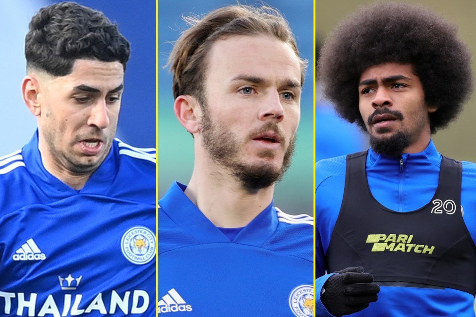 The three Leicester players axed from the squad by Rodgers