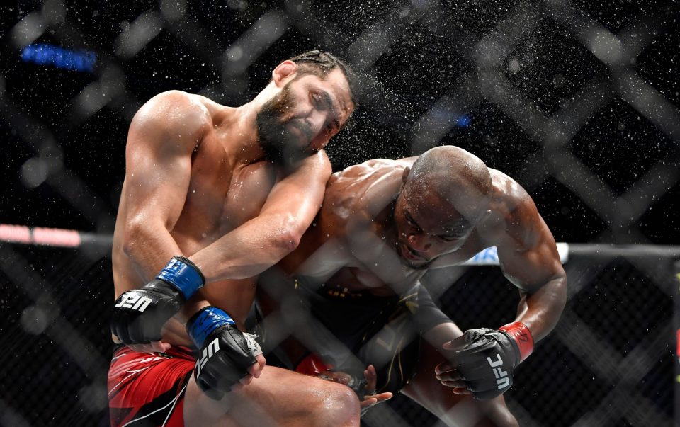 Kamaru Usman knocked out Masvidal to retain his welterweight title at UFC 261
