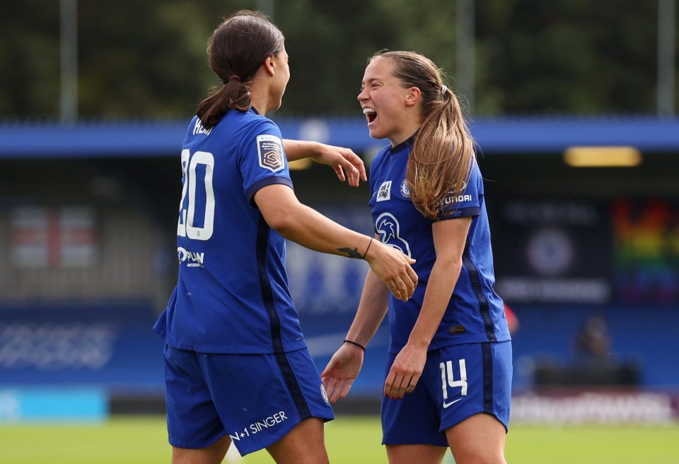 Fran Kirby and Sam Kerr were instrumental to Chelsea's success last season