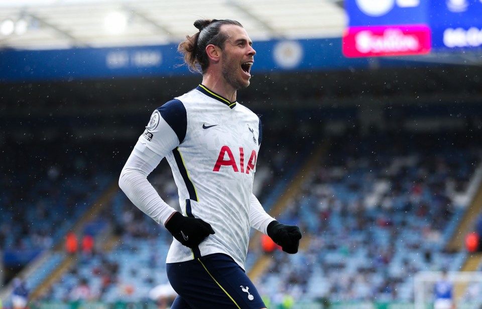 Gareth Bale scored twice on the final day of the season