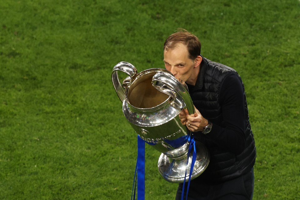 Tuchel also managed PSG but couldn't win the Champions League for them as he did with the Blues