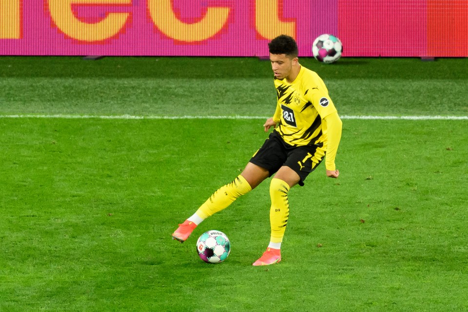 Sancho has had another impressive season in the Bundesliga with six goals and nine assists in 23 matches