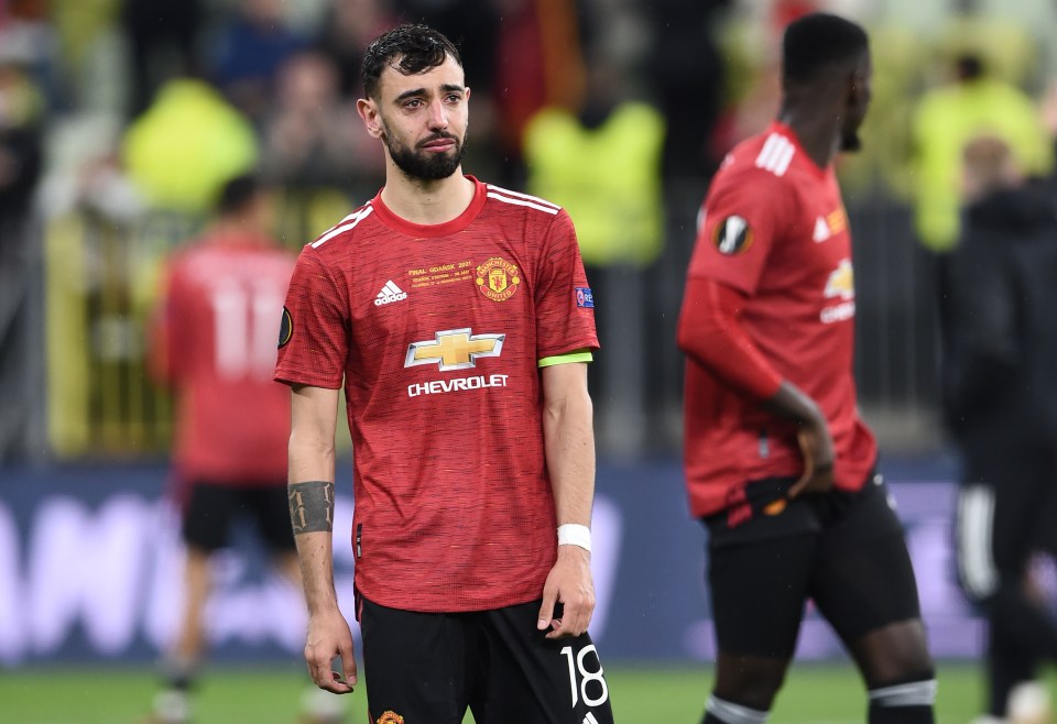 There were tearful scenes in the Man United camp after the agonising defeat on penalties