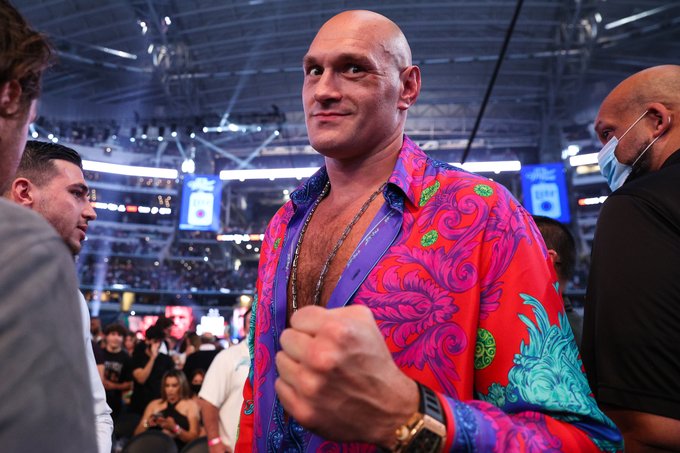 Tyson Fury was in Dallas to watch close pal Billy Joe Saunders take on Canelo Alvarez earlier this year