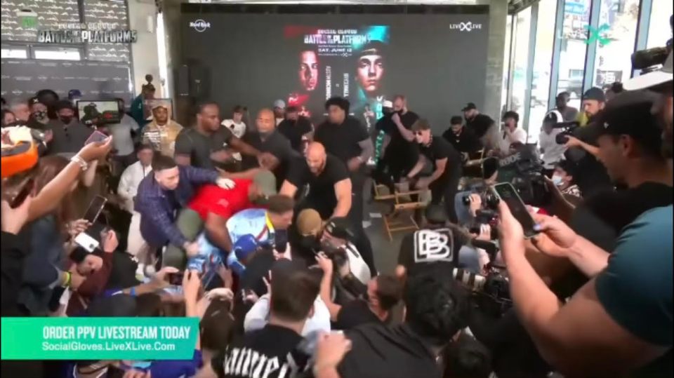 The YouTubers vs TikTokers press conference went viral