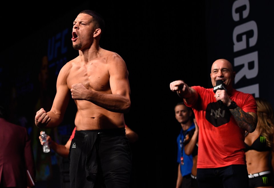 UFC commentator Rogan is a huge fan of Diaz